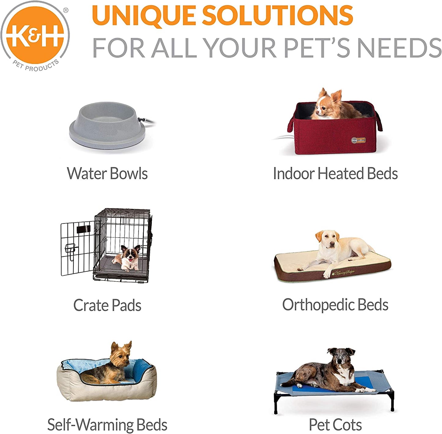 K&H Pet Products Original Bolster Pet Cot Outdoor Elevated Dog Bed with Removable Bolsters - Chocolate/Black Mesh, Large 30 X 42 X 7 Inches