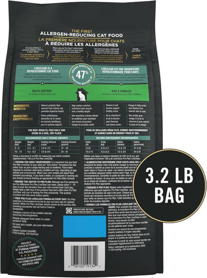 Indoor Cat Food Liveclear Cat Allergen Reducing Turkey and Rice Formula - 3.2 Lb.
