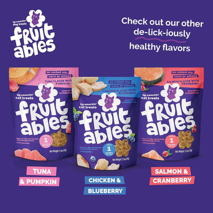 Cat Treats, Healthy Treats for Cats, Low Calorie and Packed with Protein, Crunchy Biscuits, No Wheat, Corn or Soy, Made with Real Tuna and Pumpkin, 2.5Oz