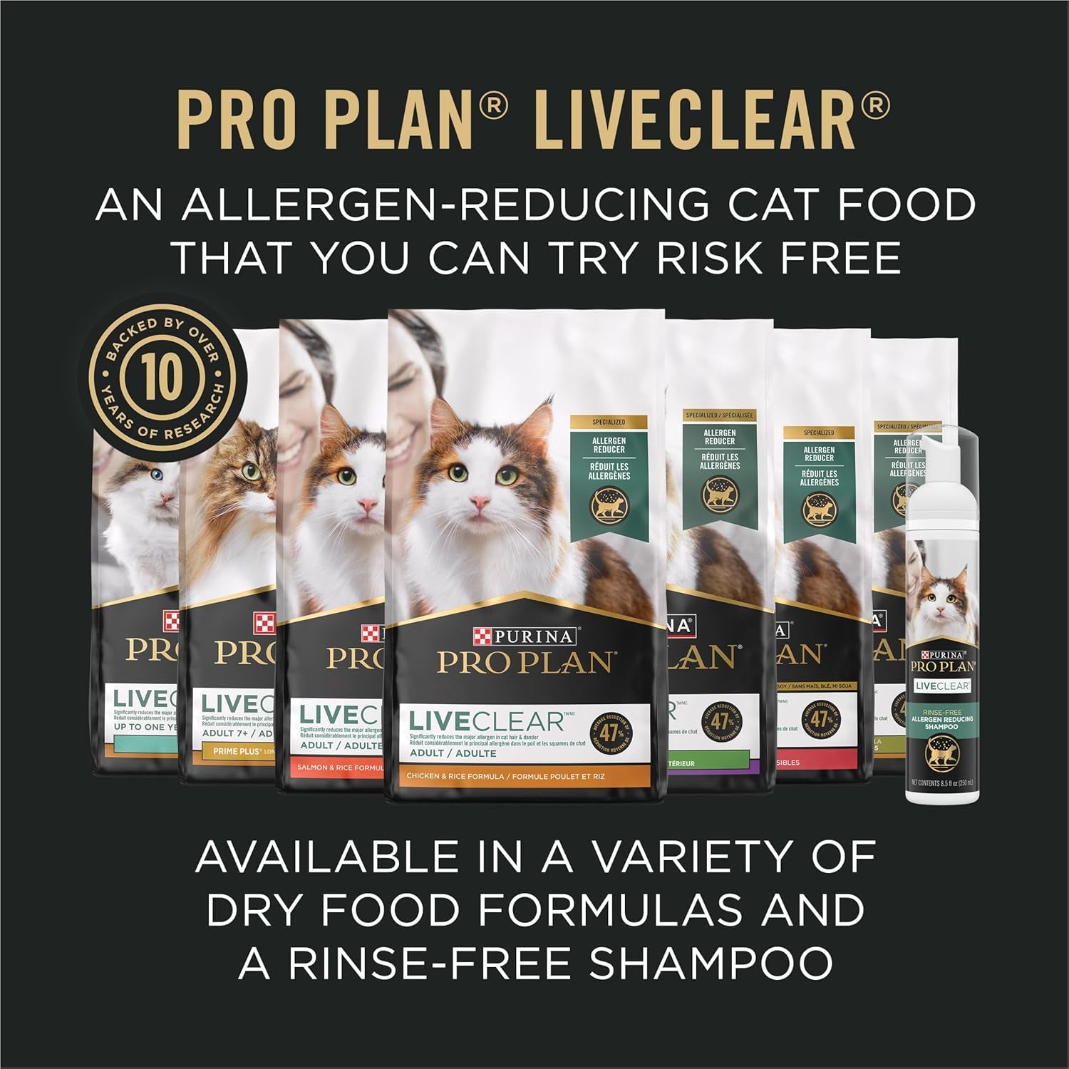 Indoor Cat Food Liveclear Cat Allergen Reducing Turkey and Rice Formula - 3.2 Lb.