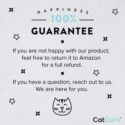 Catguru Cat Food Mat, Small & Large Pet Feeding Mat, Waterproof Cat Tray for Food and Water, Silicone Pet Placemat, Non-Slip Mats for Cats, Easy to Clean Tray for Pets Bowls (Hard Tray,Marshmallow)